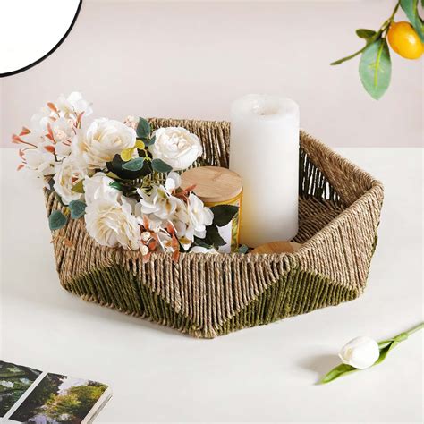 Sustainable Hexagon Kitchen Storage Basket Online - Premium Basket ...