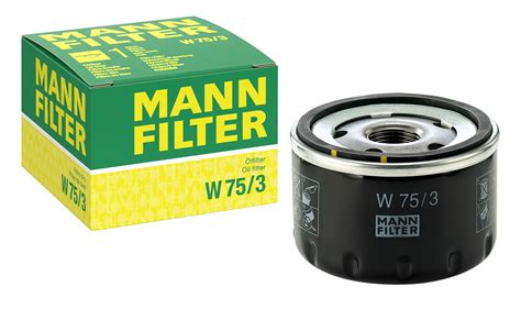 MANN-FILTER W 75/3 Yağ Filtresi (Nissan - Renault) : Amazon.com.tr ...
