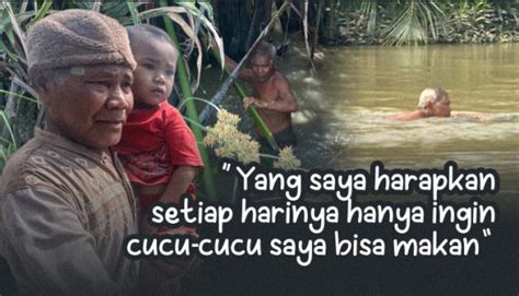 Bantu Kakek Pembuat Sapu Lidi Ini Rawat 2 Cucu Terlantar - BerkahYatim