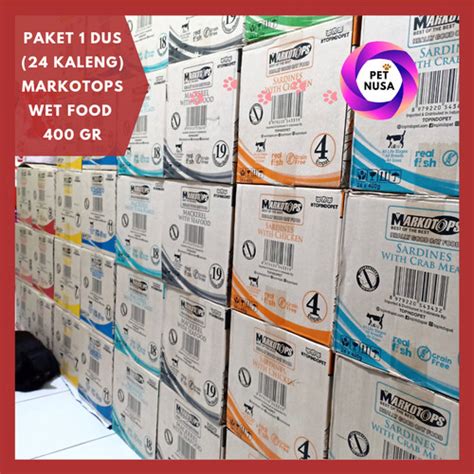 Jual Markotop Markotops Kaleng 400 gr Cat Food Makanan Kucing Basah 1 ...