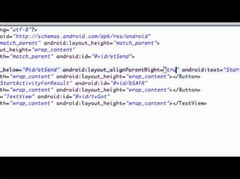 Android Application Development Tutorial - 44 - XML Relative Layout ...
