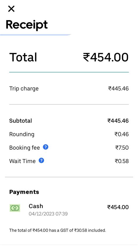 Why does Uber charge a booking fee? And then goes on to explain it as a ...