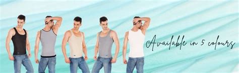 dermawear Men Zenrik Everyday Mild Compression Shapewear Vest For Chest ...