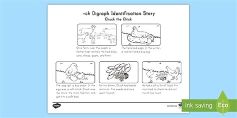 -ch Digraph Identification Story (teacher made) - Twinkl