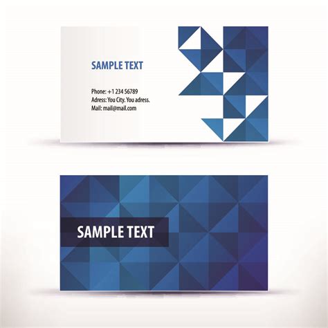 Business Card Template MS PowerPoint 的图像结果