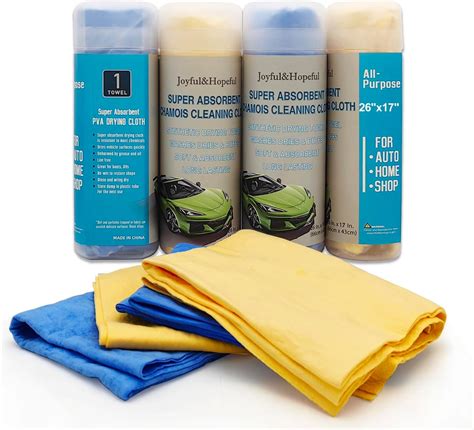 Amazon.com: JOYFUL&HOPEFUL Car Shammy Cloth for Cleaning,26"x17 ...