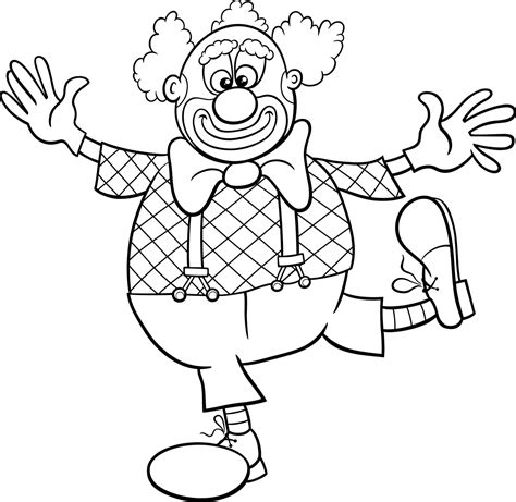 Circus Clown coloring page - Download, Print or Color Online for Free