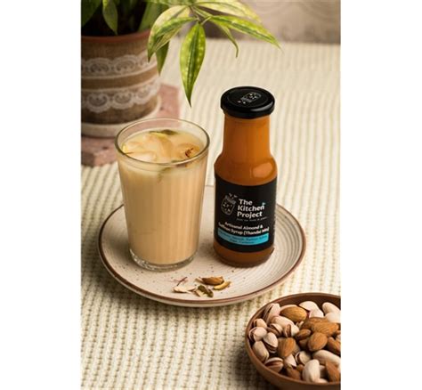 Buy Artisanal Almond & Saffron Syrup Online from The Kitchen Project at ...