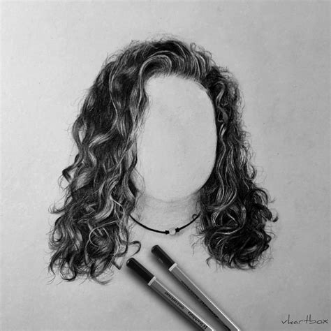 Short Curly Hair Drawing 的图像结果