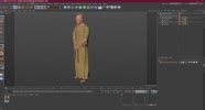 3D Ancient Priest in Stand Pose model | 3D Molier International