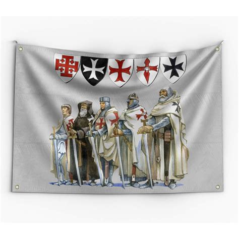 Templar Order Flag | Templar Cross