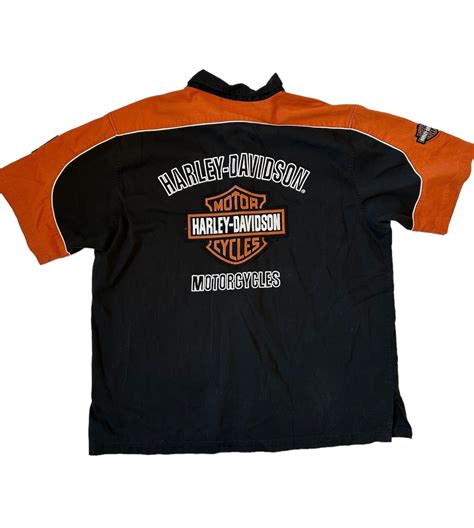 Harley Davidson Men’s Embroidered Garage Mechanics Wo… - Gem