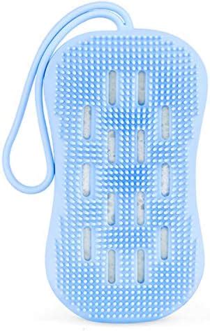 Silicone Body Scrubbers Brush for Shower-2 in 1 Exfoliating Body Brush ...