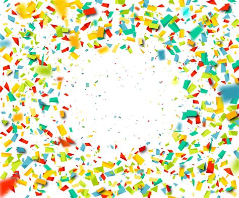 Premium Vector | Colorful confetti. Holiday background
