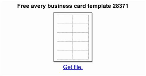 Avery Template Business Card - Content Calendar Template