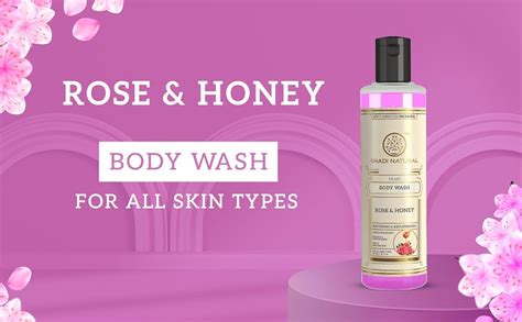 Buy Khadi Natural Rose & Honey Body Wash | Body Wash for Deep Cleansing ...