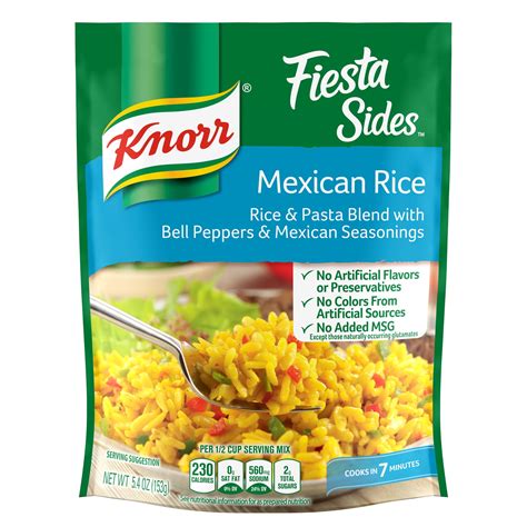 Knorr Fiesta Sides Mexican Rice 5.4 oz - Walmart.com - Walmart.com