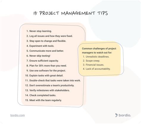 Project Management Tips 的图像结果