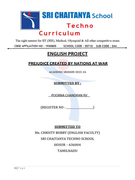 Image result for Project Sample English for Year 12