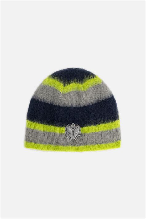 Icon Fluffy Beanie Dark Blue - Tomorrowland Store