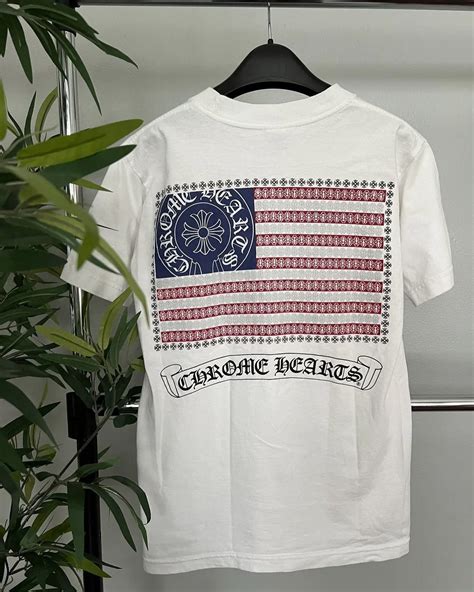 T.A on Instagram: "Chrome Hearts USA flag themed shirts" | Chrome ...