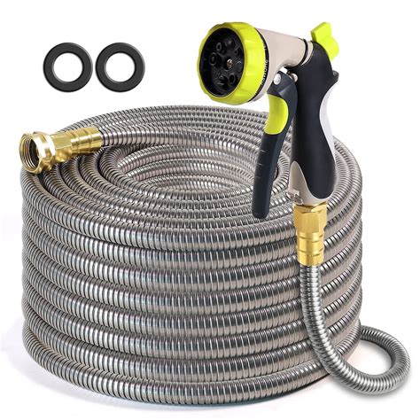 Free Shipping! Sunifier Metal Garden Hose 50 ft Stainless Steel Water ...
