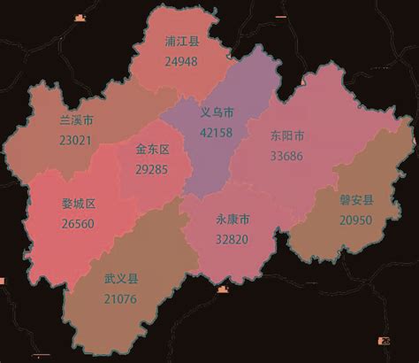 2020年金华居民人均可支配收入地图出炉 凤凰网浙江_凤凰网