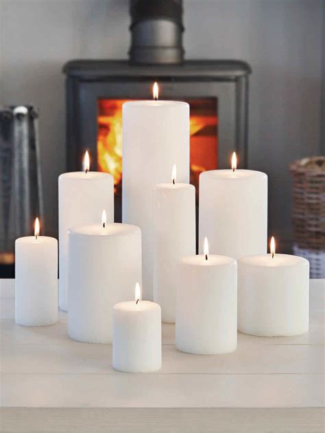Dollar General White Pillar Candles at Alyssa Camm blog