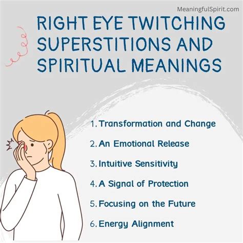 Right Eye Twitching Superstitions and Spiritual Meanings - Meaningful ...