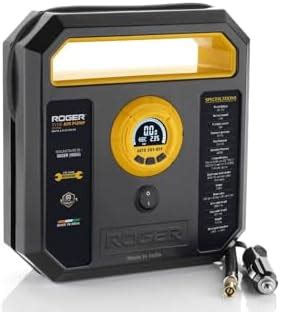 Roger Tyre Inflator for Car - 150 PSI, 12V DC Portable Air Compressor ...