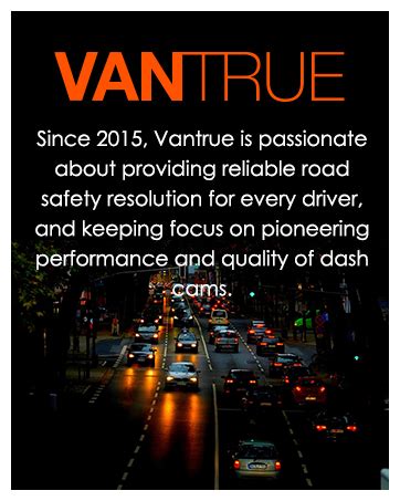 Vantrue E2 Dash Cam Front and Rear with Voice Control, 2.7K + 2.7K Dual ...