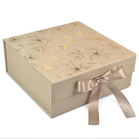 RBS®- MEDIUM Gift Box for Packaging 26 x 26 x 10 cm, Decorative Gift ...
