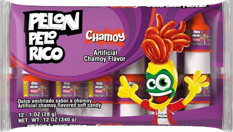 Amazon.com : Mini Pelon Pelo Rico Tamarind Push up Candy, 12-Count, 6.3 ...