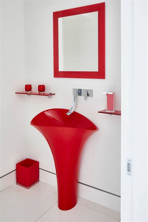 51 Red Bathroom Design Ideas: Tips for Decoration