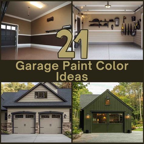 21 Garage Paint Color Ideas You’ll Absolutely Love