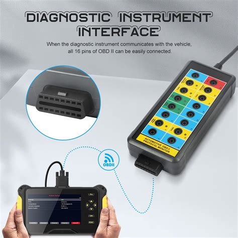 CMTOOL OBD2 Breakout Box with LED Light Indicator, India | Ubuy
