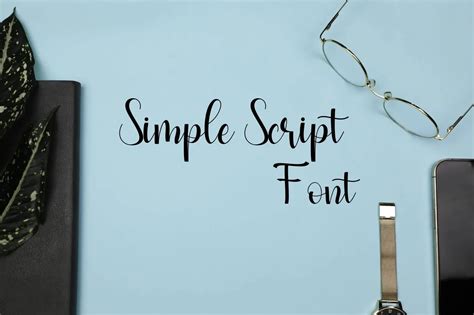 Image result for Simple Script Font