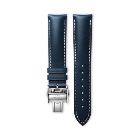 Bracelet En Cuir Bleu Semi Mat CL682159971, 20mm, CONQUEST V.H.P ...