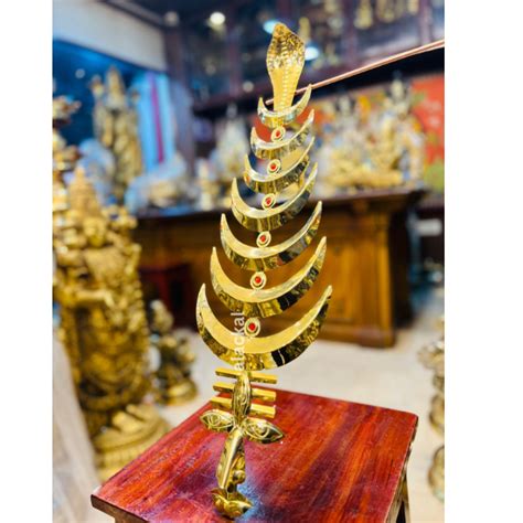 MAHADEVA THIRUMUGAM | ANGI WITH 7 CHANDRAKALA RED STONES AND NAGA ON T ...