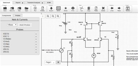 Electrical Circuit Simulation Program