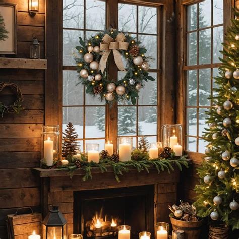 Amazon.com: Pre Lit Wreaths 24 in Outdoor Christmas Wreaths Decor for ...