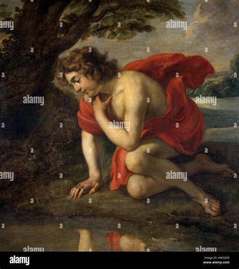 Greek Mythology Paintings Narcissus