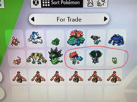 FT: The following (all shiny except those in the red circle). LF: Shiny Regice in Quick, Dive ...