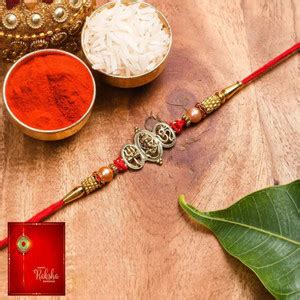 Poorak Religious RK24_MB_PK1_1Y_109 Assorted Rakhi Set Price in India ...