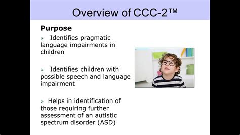 Using the Childrens Communication Checklist-2 for Children with SLI and ...