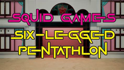 3D model Squid Game Six Legged Pentathlon Game Level VR / AR / low-poly ...