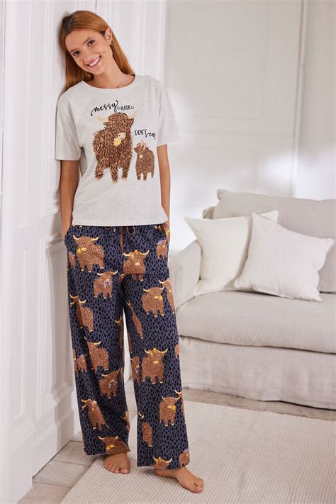 Buy Ecru Hamish Cotton Short Sleeve Pyjamas from the Next UK online shop