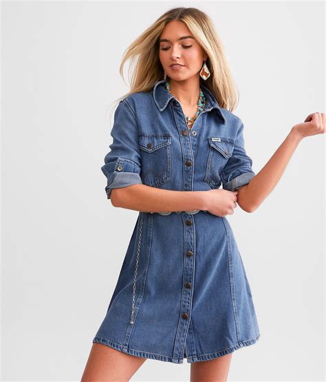 Wrangler® Denim Shirt Dress - Women's Dresses in Partners | Buckle in ...