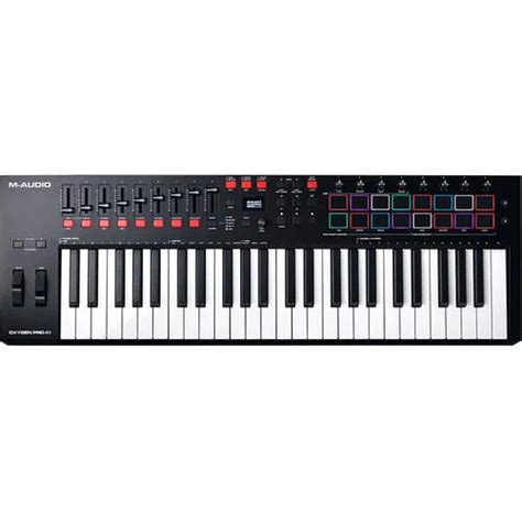 Buy M-Audio Oxygen Pro 49-Key USB MIDI Keyboard Controller Online in ...