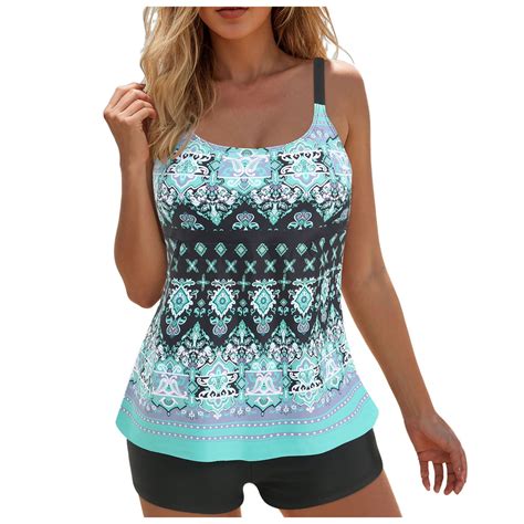 Ymyiu Modlily Swimsuits for Women Tankini 2025 Tankini Swimsuits for ...
